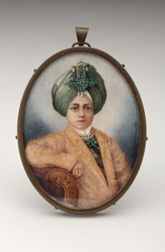Miniature Portrait of an Indian prince | MasterArt